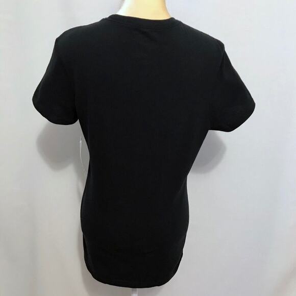 Adidas NWT Black Short Sleeves Graphic Shirt Women M - Picture 4 of 5